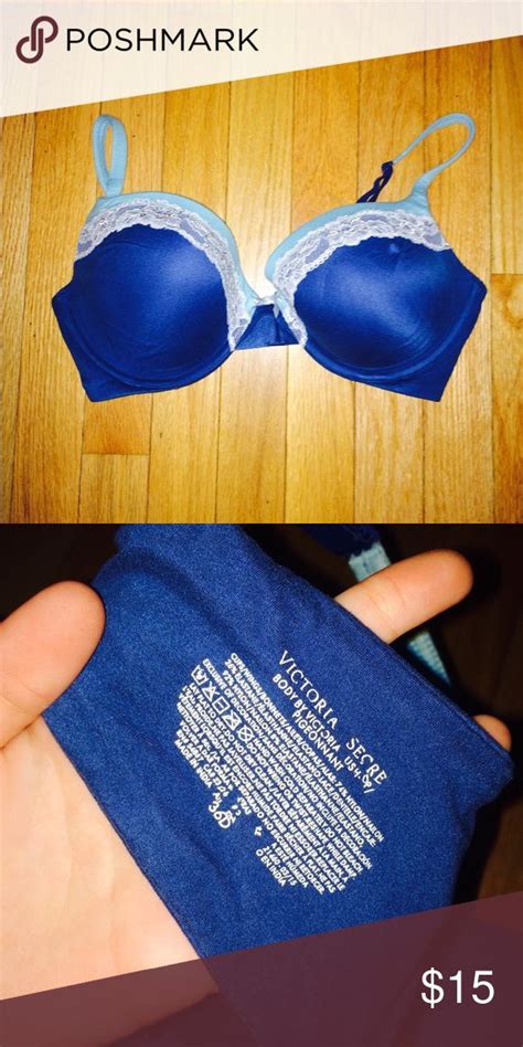 victoria secret blue bra